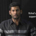 Vishal Makes An Outstanding Support For Mersal
