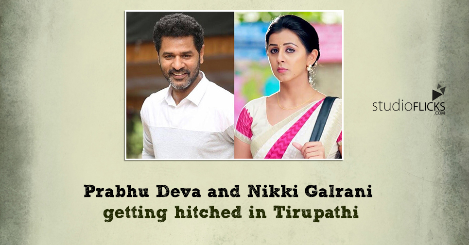 Prabhu Deva And Nikki Galrani Getting Hitched In Tirupathi (2)