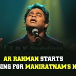 Ar Rahman Starts Composing For Maniratnam's Next