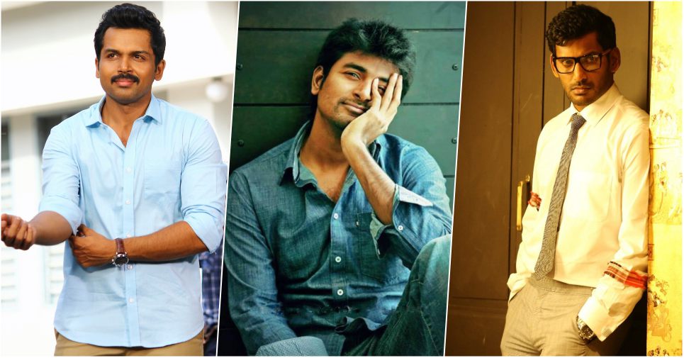 Vishal And Karthi Join Sivakarthikeyan Now