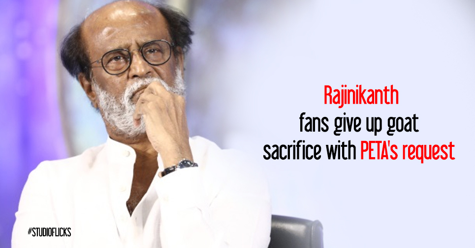 Rajinikanth Fans Give Up Goat Sacrifice With Peta's Request