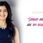 Simran And Trisha Are My Role Model Says Amritha Actress