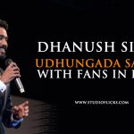 Dhanush Sings Udhungada Sangu With Fans In Paris