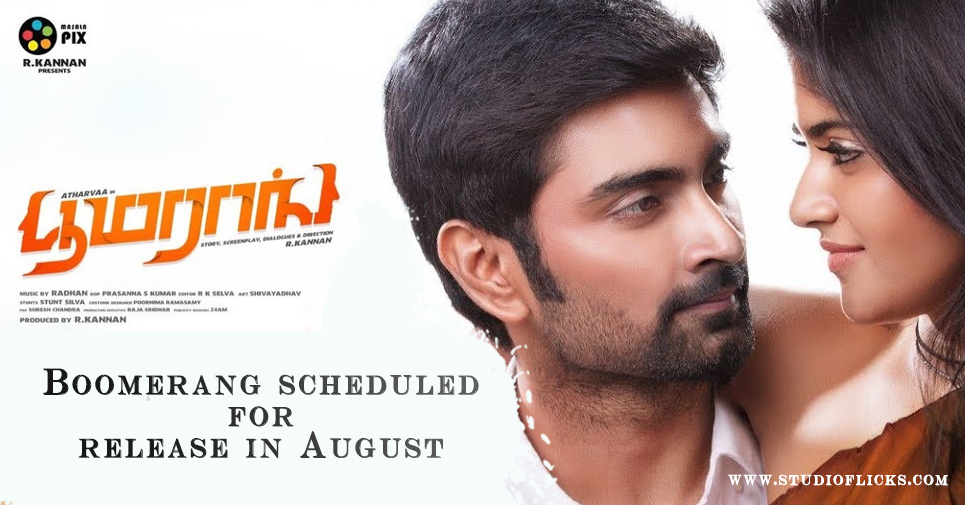 Atharvaa Murali In Boomerang Scheduled For Release In August