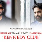 Suseenthiran teams up with Sasikumar for ‘Kennedy Club’