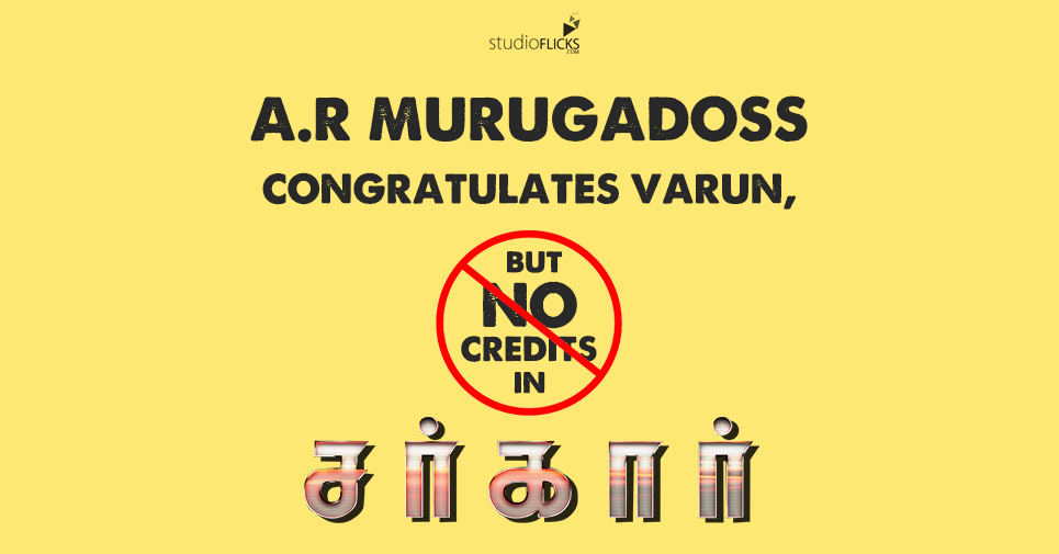 A.r Murugadoss Congratulates Varun, But No Credits In Sarkar