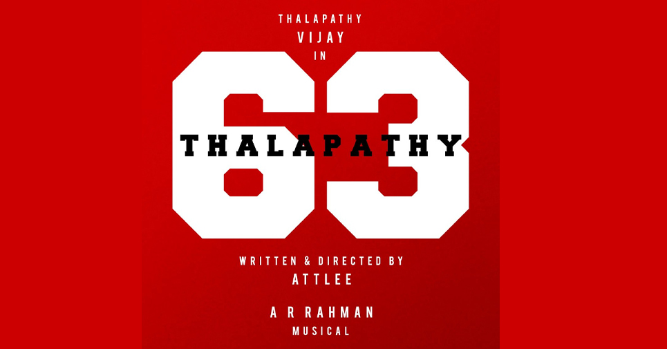 Vijay To Play Football Coach In Thalapathy 63