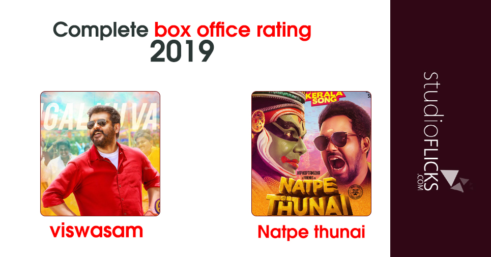 Viswasam No. 1 And Natpe Thunai No. 5 – Complete Box Office Rating 2019