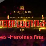 Studio Flicks Exclusive 4 Heroes Heroines Final Pair In Rajinikanth's Annaatthe