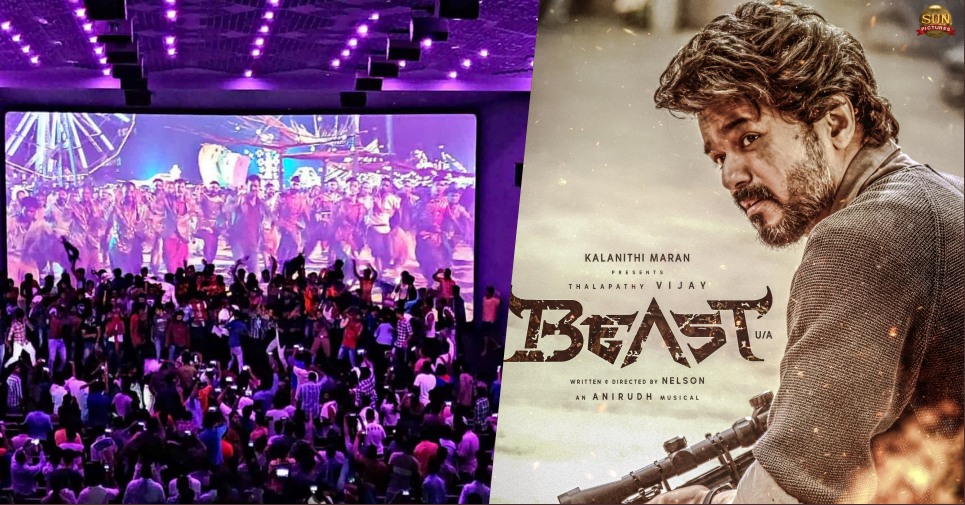 Theater owners celebrate Vijays Beast as a groovy blockbuster hit