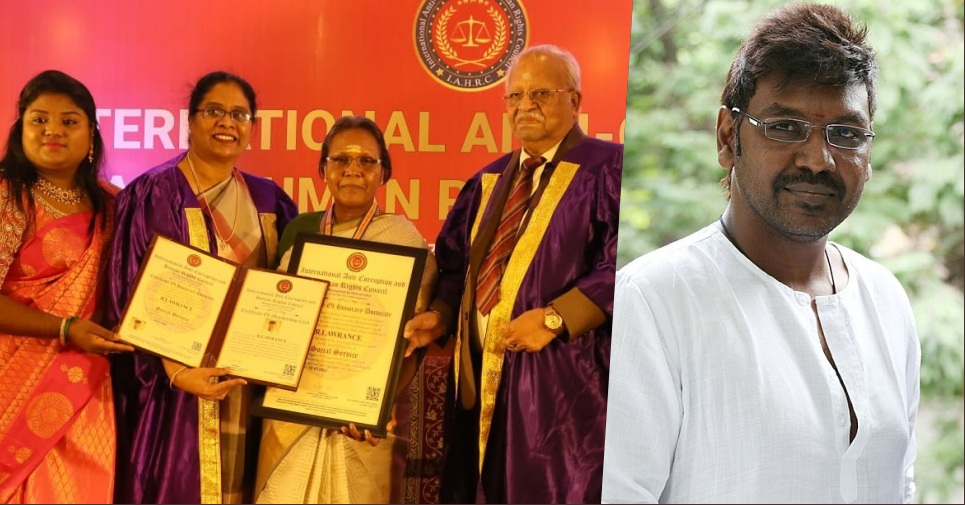 Actor Raghava Lawrence receives honorary doctorate