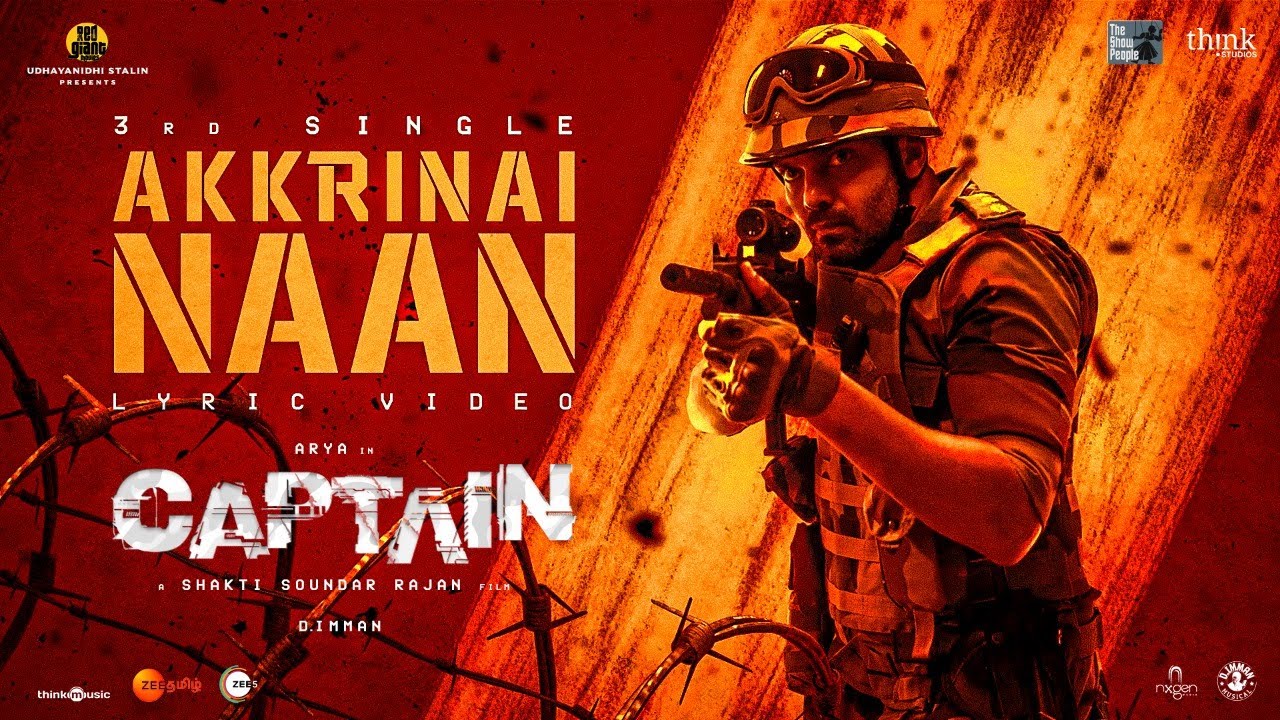 Akkrinai Naan Lyric Video Captain