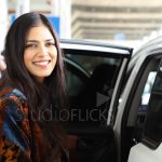 Malavika Mohanan Spotted at Chennai Airport for Thangalaan Shoot
