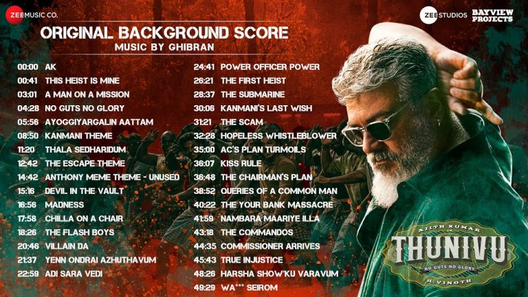 Thunivu Original Background Score