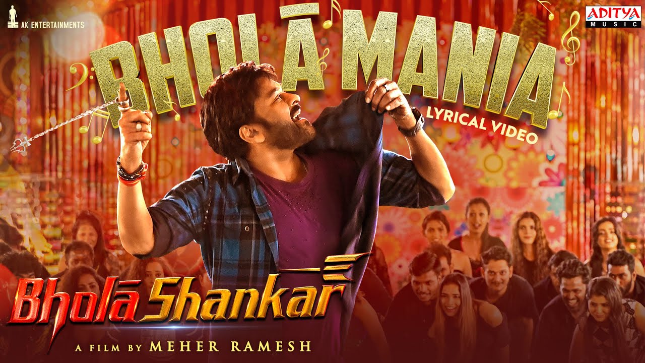 Bholaa Mania Lyric Video | Bholaa Shankar