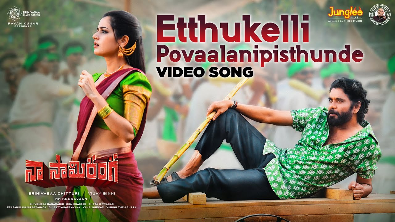 Etthukelli Povaalanipisthunde Video Song | Naa Saami Ranga