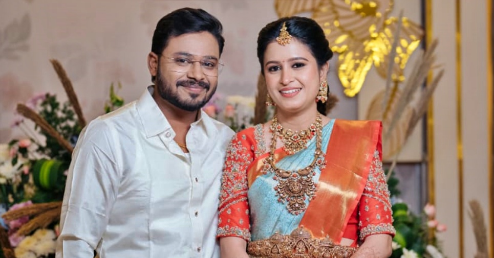 Director Cibi Chakaravarthi Ties the Knot with Sri Varshini in Lavish Erode Ceremony (3)