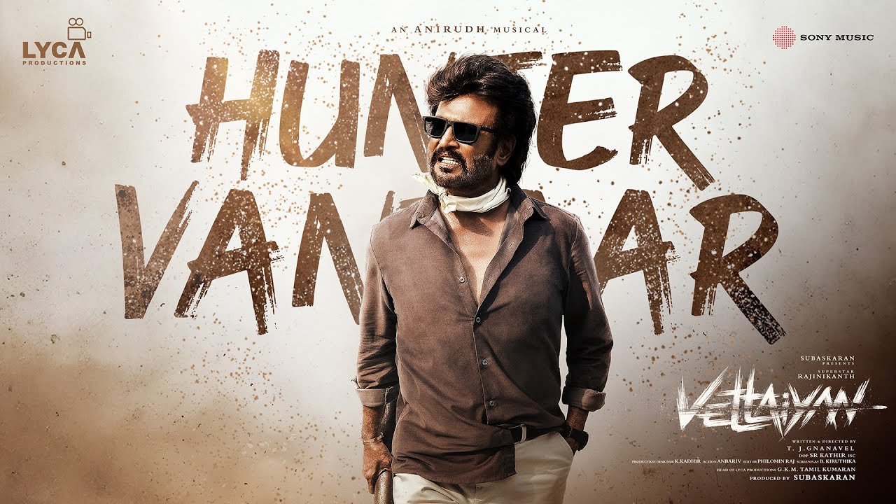 Hunter Vantaar Lyric Video Song | Vettaiyan