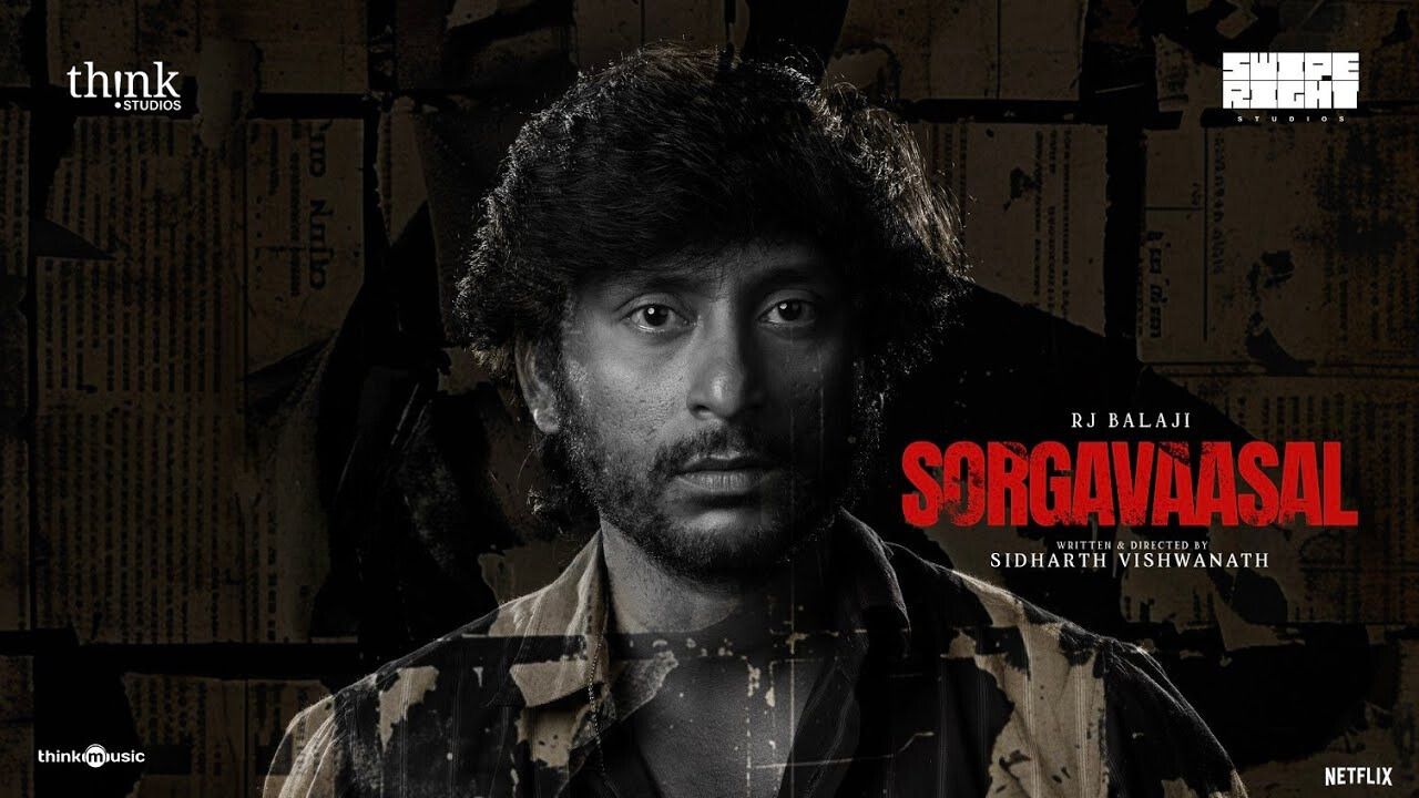 RJ Balaji’s Sorgavaasal Teaser A Big Bang Curtain Raiser that steals our attention