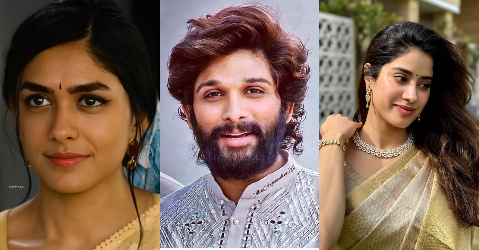 ALLU ARJUN ATLEE film heroines