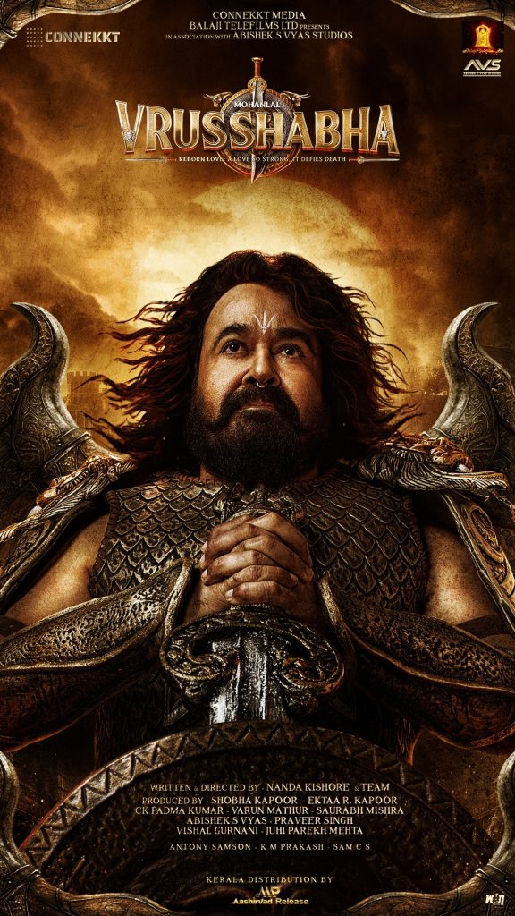 Vrusshabha Movie First Look Poster