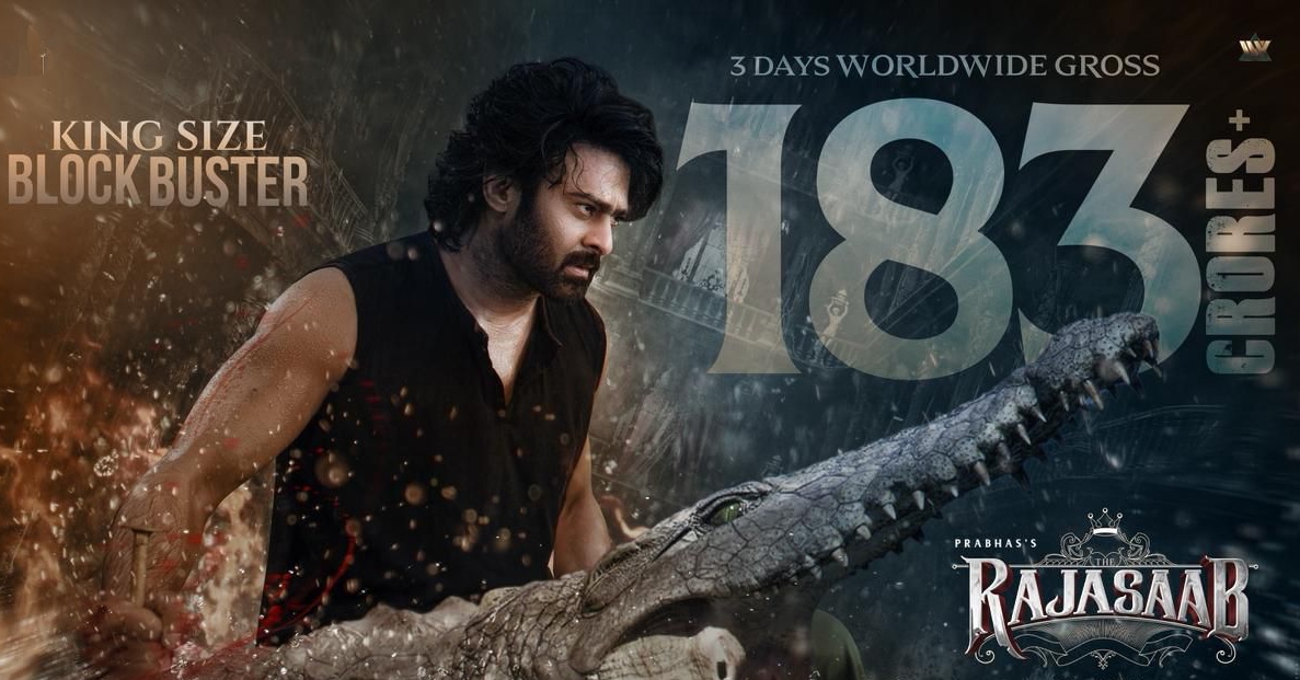'The Raja Saab' Surges Past ₹183 Crore Worldwide in Opening Weekend
