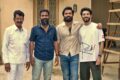 Anirudh meets Silambarasan TR on Arasan shooting spot